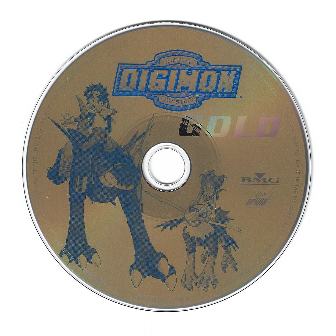 Digimon - Digital Monsters Gold (2001) MP3 - Download Digimon